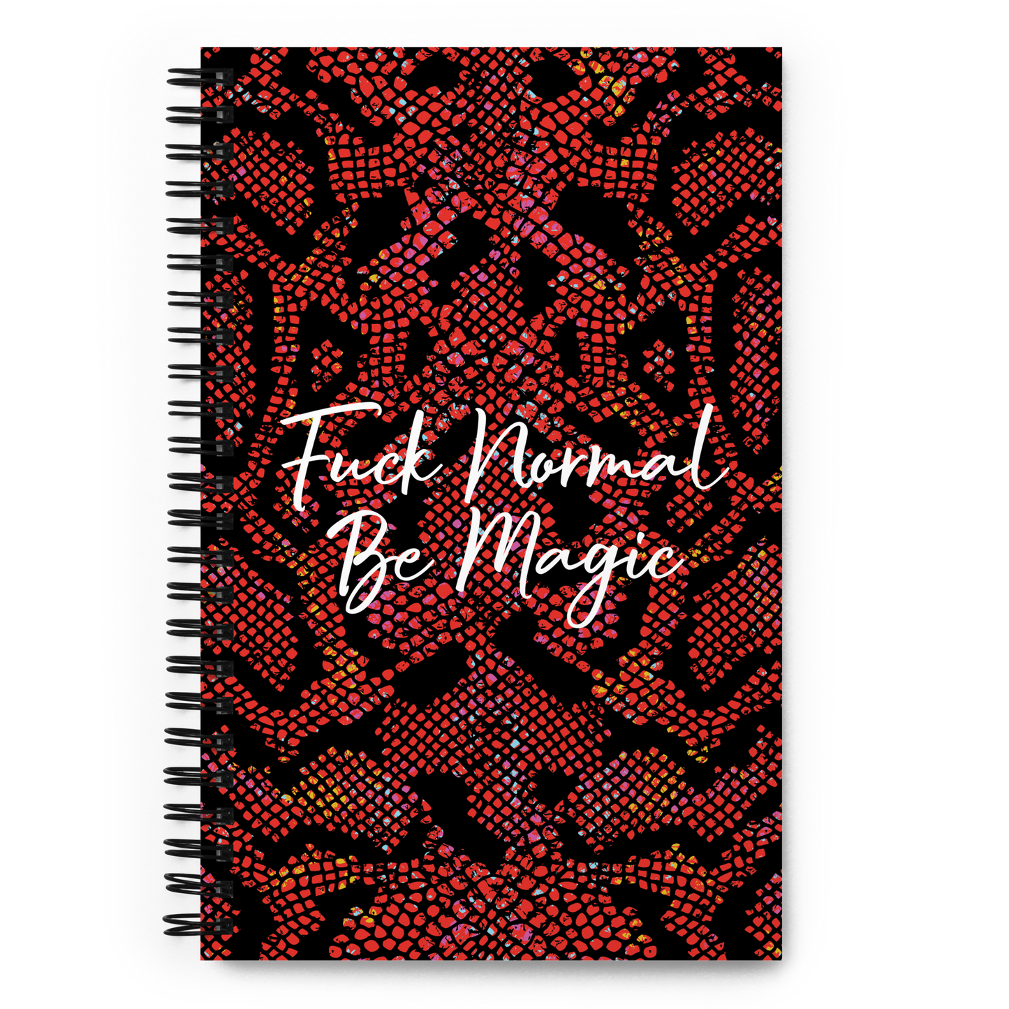Fuck Normal Be Magic Spiral notebook