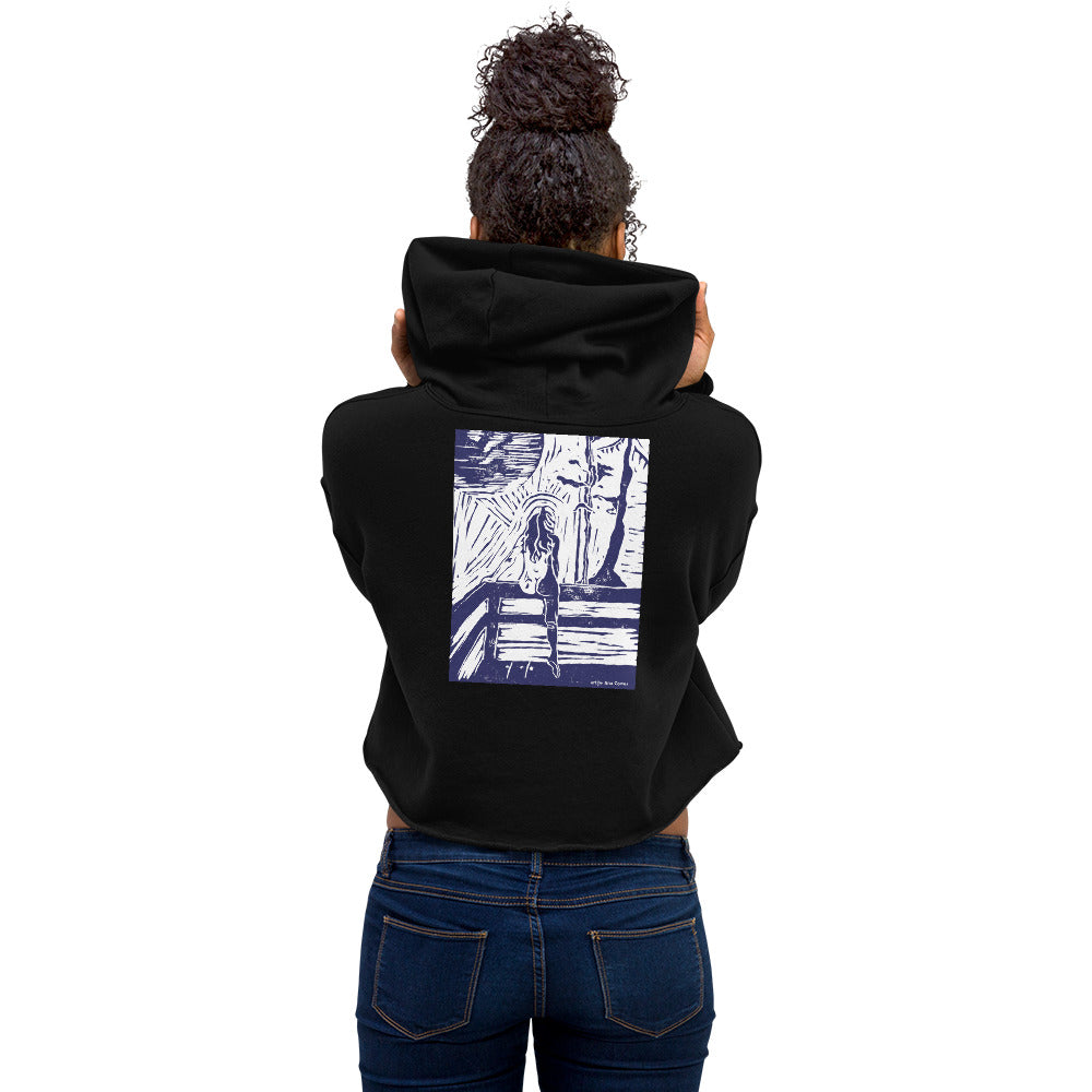 Wildly Untamed W/ Custom Art Crop Hoodie