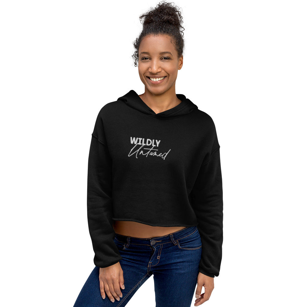 Wildly Untamed W/ Custom Art Crop Hoodie
