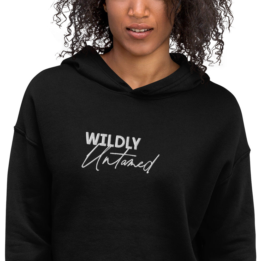 Wildly Untamed W/ Custom Art Crop Hoodie